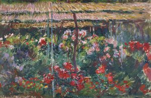 Pæonhave, 1887 af Claude Monet