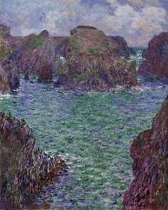 Port-Goulphar, Belle-Ile, 1887 af Claude Monet