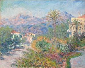 Roman Road ved Bordighera; Romersk vej i Bordighera, 1884 af Claude Monet