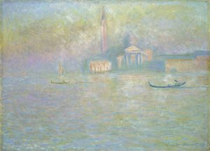 San Giorgio Maggiore, Venedig af Claude Monet