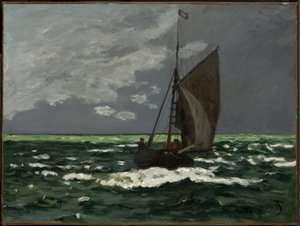 Havudsigt, storm af Claude Monet
