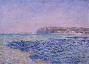 Skygger på havet. Cliffs at Pourville, 1882 af Claude Monet