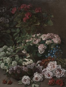 Forårsblomster af Claude Monet