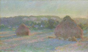 Hvedestak, Sommerslut, 1890-91 af Claude Monet
