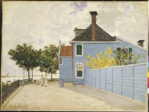 Det Blå Hus, Zaandam af Claude Monet