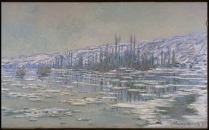 Isens opbrud (La Débâcle eller Les Glaçons) af Claude Monet