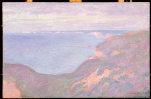 Cliffs nær Dieppe, 1897 af Claude Monet