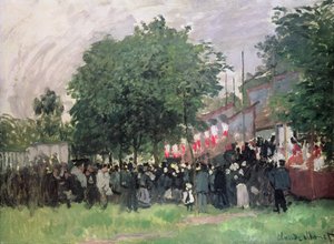 Den fjortende juli af Claude Monet