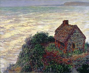 Toldbetjentens hus, Varengeville, 1882 af Claude Monet