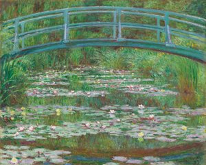 Den japanske gangbro, 1899. af Claude Monet