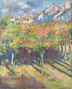 Limetræerne ved Poissy; Lindetræer i Poissy, 1882 af Claude Monet