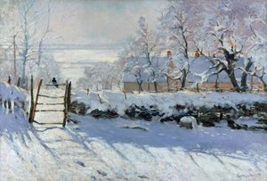 Magpie, 1869 af Claude Monet