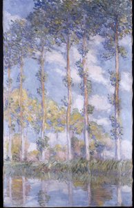 Poplerne af Claude Monet