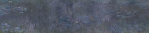 Åkanderne - refleksioner over træer af Claude Monet