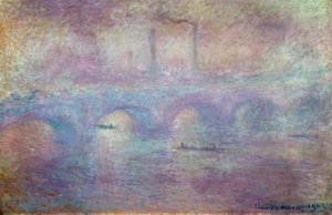 The Waterloo Bridge, Fog Effect, 1903 af Claude Monet
