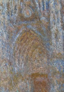 Cathedrale de Rouen, portalen sol morgen, blå harmoni Detalje. Maleri af Claude Monet (1840-1926) 1893 søn. 0,91 x 0,63 m Paris, musee d