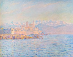 Det gamle fort ved Antibes af Claude Monet