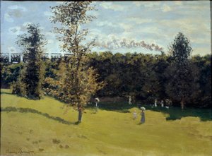 Tog på landet, ca 1870 (olie på lærred) af Claude Monet