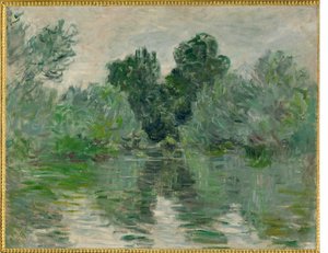 Un bras de la Seine (olie på lærred) af Claude Monet
