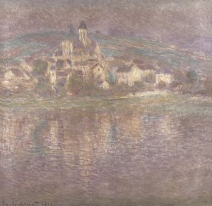 Vetheuil, solnedgang, 1901 af Claude Monet