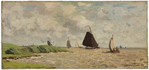 Udsigt fra Voorzan af Claude Monet