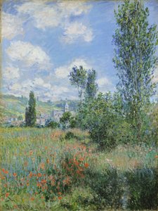 Udsigt over Vetheuil af Claude Monet