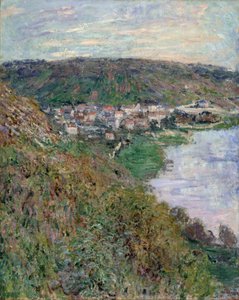 Udsigt over Vétheuil af Claude Monet