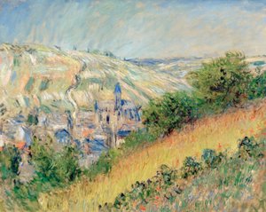 Vue de Vetheuil (Udsigt over Vetheuil sur Seine) af Claude Monet