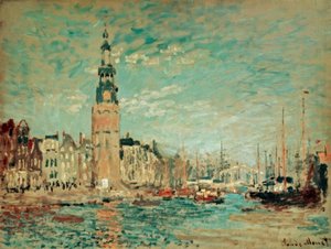 Udsigt fra Montalban Tower, Amsterdam af Claude Monet