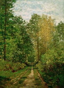 Skovsti af Claude Monet
