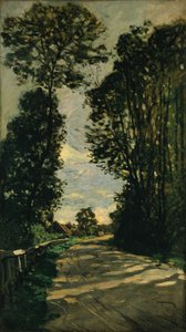 Walk (Road of the Farm Saint-Siméon) af Claude Monet