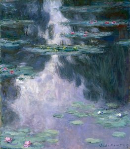Åkander (Nympheas) 1907 (olie på lærred) af Claude Monet
