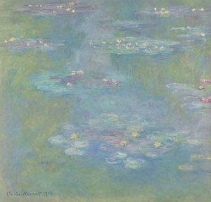Vandliljer; Nympheas, 1908 af Claude Monet