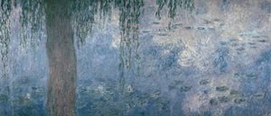 Waterlilies: Morning with Weeping Willows, 1914-18 (højre afsnit) af Claude Monet