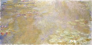 Åkandedam, ca. 1917-1919 af Claude Monet