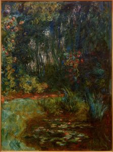 Vinkel af vandliljebassinet, 1918 af Claude Monet
