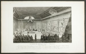 Assembly of Notable People, Held at Versailles, fra serien Tableaux historiques de la Révolution française af Claude Niquet
