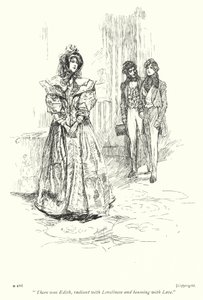 Illustration til Disraelis Coningsby (litho) af Claude Shepperson