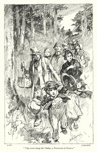Illustration til Disraelis Coningsby (litho) af Claude Shepperson