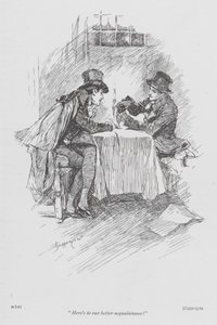 Illustration til Lavengro af George Borrow (litografi) af Claude Shepperson