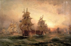 The Evening of Trafalgar, 1890