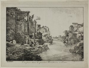 Udsigt i Trastevere-kvarteret, Rom