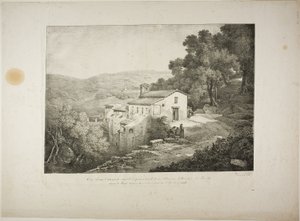 Udsigt over et kloster på stedet for Horace-huset