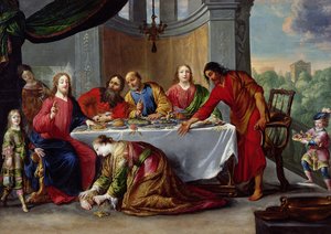 Kristus i farisæeren Simons hus, ca. 1635