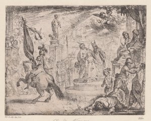 Sankt Katarinas martyrium af Claude Vignon