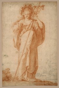 The Cuman Sibyl, ca. 1630 af Claude Vignon