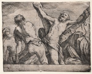 St. Andrews martyrium af Claude Vignon