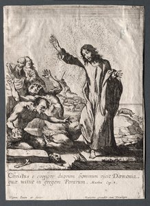 Jesu Kristi mirakler: Kristus udfrier de besatte af Claude Vignon