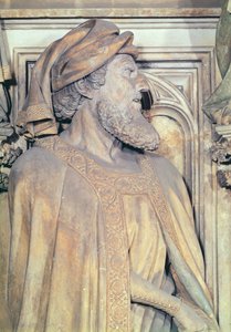 Moses Brønd, detalje af Daniel fra den sekskantede piedestal, 1395-1404 sten