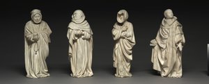 Sørgende fra Filip den Dristiges grav, hertug af Bourgogne, 1404-10 af Claus de Werve